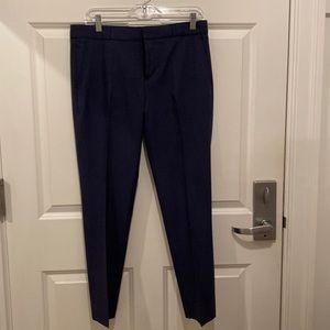 Navy straight leg pant   Size 8 petite.